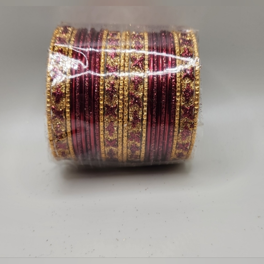 Brown and Gold Bracelets/Bangles‎